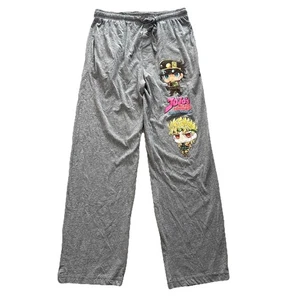 JoJo's Bizarre Adventure Chibi Jotaro & Dio Sleep Pants sz S BoxLunch Exclusive - Picture 1 of 14