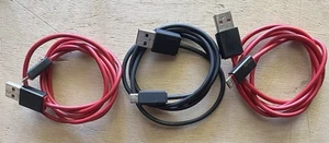 Beats USB to Micro-USB Data Sync Charging Cables - Lot of 3 - Picture 1 of 5