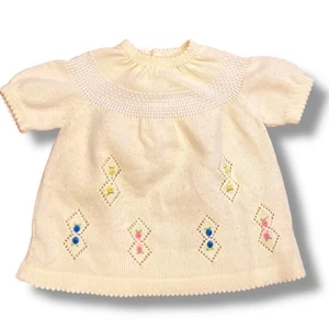 De Colección Newport Acrílico Suéter Bebé Vestido Amarillo Hecho en Corea L/XL (aprox 12-18m) - Imagen 1 de 5