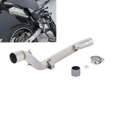 Tubo de escape de enlace medio modificado para Suzuki DRZ400S DRZ40 E DRZ400 SM 2000-2024 Foto 1 de 4