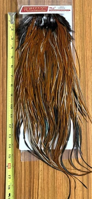 Sillín de gallo Whiting Dry Fly, horno, grado profesional, atado de moscas Foto 1 de 2