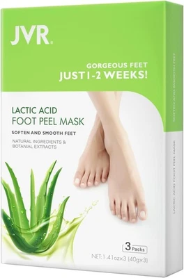 Paquete De 3 Mascarillas Para Pelar Los Pies Exfoliante Despelar Callos Muertos Foto 1 de 4