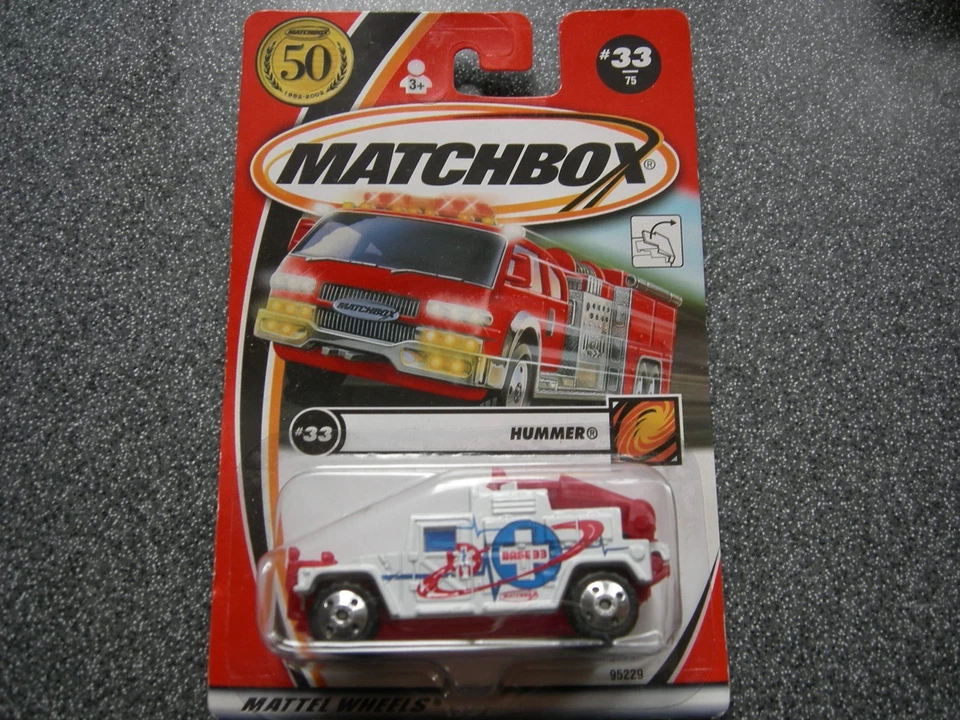 MATCHBOX *  50th * # 33   Hummer -   2001 * Neu +  OVP - Bild 1 von 1
