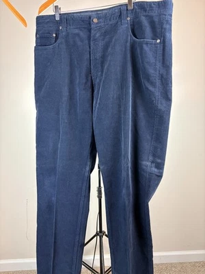 Pantalones de pana Ermenegildo ZEGNA para hombre azul marino cintura 40 Foto 1 de 4