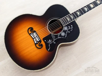 1995 Gibson J-200 Deluxe Limited Run Jumbo, Rosewood Back + Sides w/ Case - Image 1 of 4