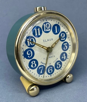 Vintage Slava Alarm Clock - Made in USSR 1985 | Mechanical 5671 Movement #30925 - Image 1 of 4