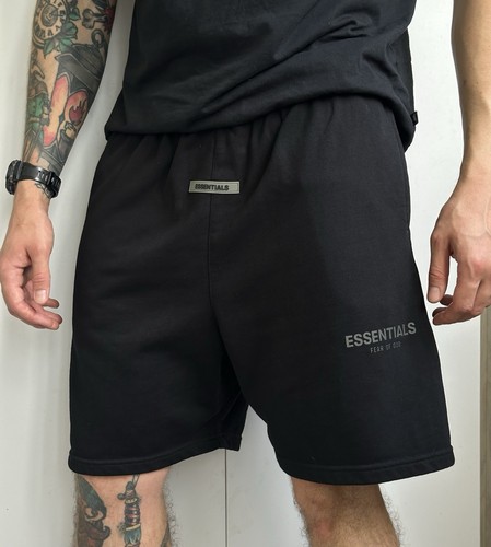 Pantaloncini Fear of God Essentials taglia L neri uomo large