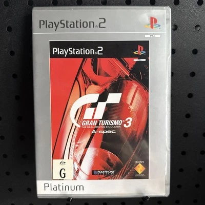 Gran Turismo 3 A-Spec PS2 Game (Platinum) PAL w' Manual VGC FREE Tracked Au Post - Image 1 of 4
