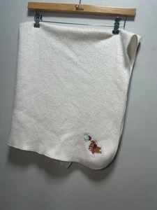 Vintage Disney Winnie Puuh Ferkel Babydecke Fleece rot Calliope - Bild 1 von 6