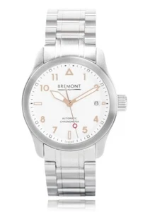 Bremont SOLO 37 Chrono Automatic Watch - Warranty - Brand New SOLO/37/SI-RG/BR - Picture 1 of 2