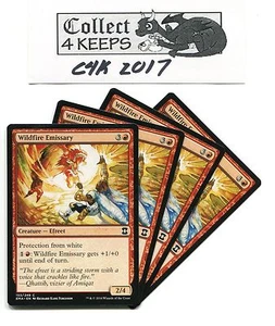 Magic MTG Eternal Masters 2015: 4x4 Wildfire Emisario Rojo Juego Sin Jugar 153 - Imagen 1 de 1