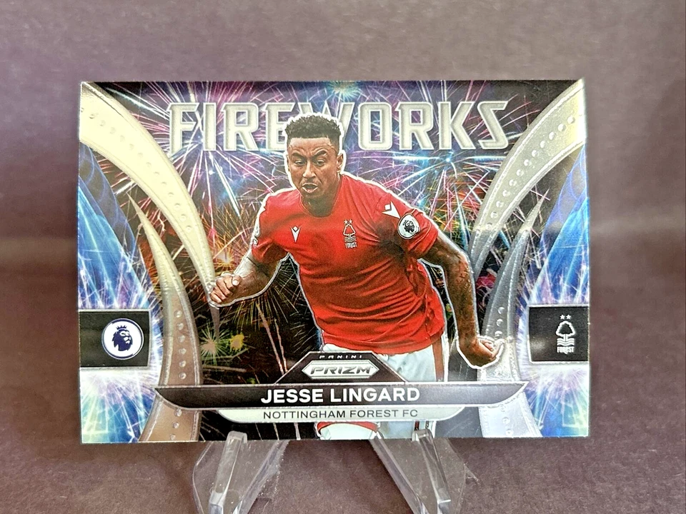 2022-23 Panini Prizm Premier League - Jesse Lingard #30 - Fireworks - Image 1 of 2