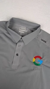 UNRL Golf Performance Pique Polo Mens Large Gray w/Logo - Picture 1 of 8