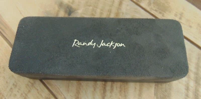 Randy Jackson Hard Eyeglass Case - Faux Suede Top/Faux Leather Base Brown/Black - Image 1 of 4