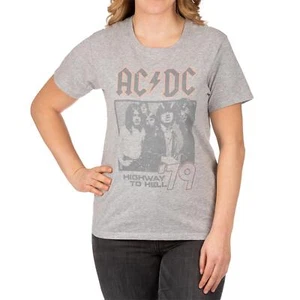 ACDC Womens Graphic Band Retro T-Shirt Tee 14118- L XL XS XXL - Picture 1 of 6