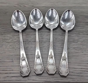 Vtg Holmes & Edwards Carolina 1914 Silverplate Oval Place Soup Spoon - Set of 4 - Picture 1 of 6