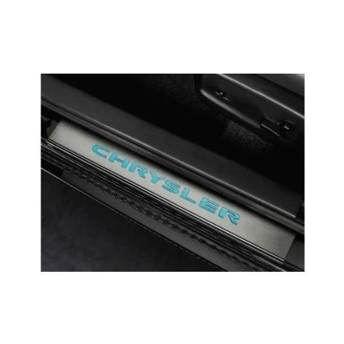 15-23 Chrysler 300 Nuevos protectores de umbral de puerta de acero inoxidable iluminados Mopar OEM Foto 1 de 1