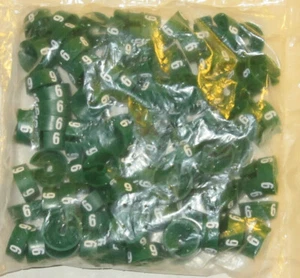 100 marcadores de talla para colgar ropa talla 9 - Imagen 1 de 2