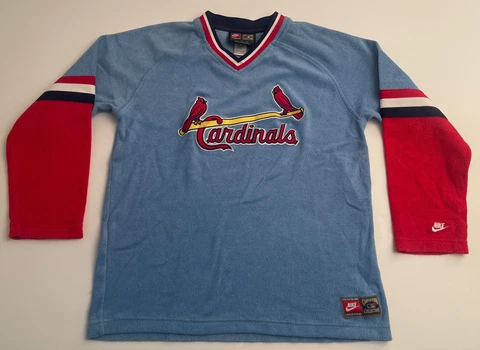 Majestic Cooperstown Collection St Louis Cardinals Jersey Adult S M Youth 16-18 Cover
