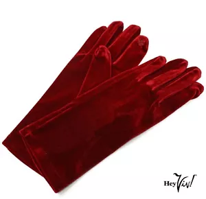 Guantes de vestir de terciopelo hasta la muñeca para vestir formales de iglesia en 6 colores - Hey Viv - Imagen 1 de 14