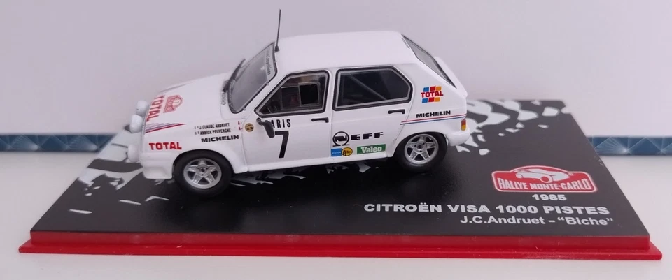 CITROEN VISA 1000 PISTES - Rallye Monte Carlo 1985 - Die Cast Model Scale  1:43 - Изображение 1 из 1