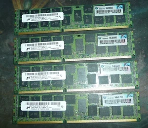 Micron 64GB (4 x 16GB) PC3-12800R DDR3 Registered Server Memory MT36JSF2G72PZ - Picture 1 of 1