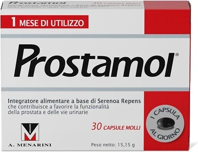A. MENARINI Prostamol Integratore Funzionalità della Prostata e delle Vie Urinarie