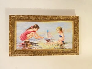 Original Vladimir Petrov Oil On Canvas Painting 1945 Excellent Condition - Picture 1 of 11