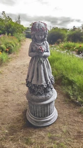 Latex and Fibreglass Mould Flower Girl with Base - Picture 1 of 1