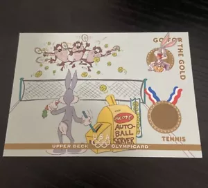 Upper Deck 1996 Olympicard Looney Tunes Go For the Gold Scratchers #GG5 Tennis - Foto 1 di 2