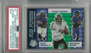 PSA gem mint 10 Lamar Jackson Mosaic 2020 Flea Flicker Ravens #ff2 - Picture 1 of 3