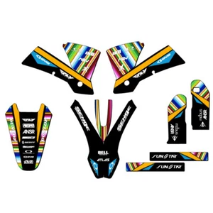 2002 SX SERAPE Black Senge Graphics Kit Compatible with KTM - Picture 1 of 10