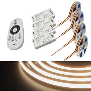 LED Stripe Streifen Kette Lichtschlauch Set mit Controller Fernbedienung COB - Bild 1 von 10