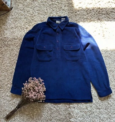 🔥Rare 90s Vintage Reebok Fleece Button Up Sweatshirt Jacket Men’s S - Image 1 of 4