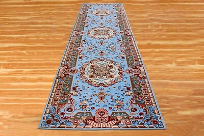 Pariser Handgetuftet Natürlich Wolle und Seide Area Teppich 4x6Oushak Wohnzimmer - Bild 1 von 4