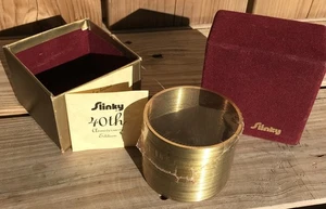 Vtg 1985 Slinky 40th ANNIVERSARY Brass Ltd Ed #11356/24000 Felt Box Sealed NIB - Picture 1 of 15