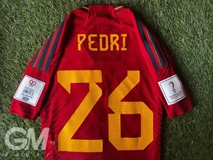Maglia Replica Adidas Authentic Player Shirt Spagna Spain Home Pedri Size 6 S - Foto 1 di 11