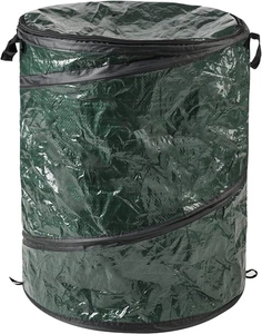 29.5-Gallon Pop up Outdoor Garbage Can - Collapsible Trash Can for Parties, Yard - Picture 1 of 12
