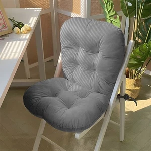 High Back Chair Pad Rocking Lounger Cushion Tie On Garden Bench Seat Pad 85cm - Picture 1 of 15