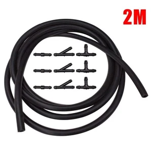WASHER HOSE CONNECTOR Replacement WINDSHIELD Accessory Black Car Fluid - Picture 1 of 7