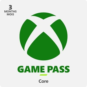3 Months Xbox Live Gold / Game Pass Core Membership Xbox One and Series X|S - US - Picture 1 of 1