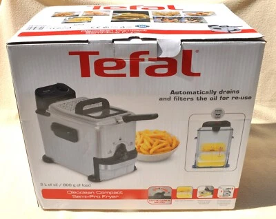 BOXED  BRAND NEW "  TEFAL OLECLEAN PRO " DEEP FAT FRYER 3.5 LITRE + Guarantee - Image 1 of 4