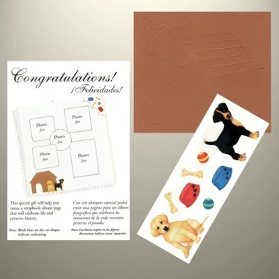 Creative Memories - TTY Kit - PUPPIES, KENNEL, DOG BOWLS, BALLS & BONES - Image 1 of 4