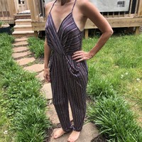 Sophia Jumpsuit Smocked Avocado Combo 