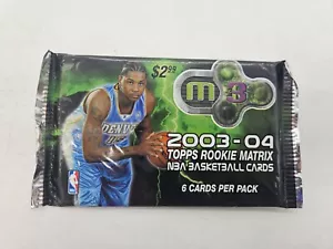 2003-04 Topps M3 Rookie Matrix Basketball Sealed Hobby Pack - Lebron, Wade RC?!? - Picture 1 of 3