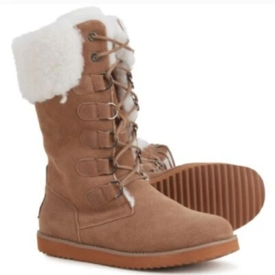 Bota Media Emu Ridge Australia Grace Marrón Gamuza Resistente al Agua Talla 10M Foto 1 de 4