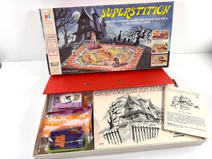 vtg 1977 Milton Bradley Superstition Board Game Ghosts COMPLETE halloween - Picture 1 of 8