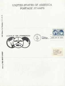1162 4c WHEELS OF FREEDOM - Meter Digest to Canada L/A - Picture 1 of 1