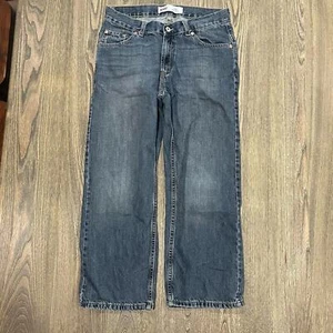 Levis Boys 550 Tapered Leg Jeans Relaxed Blurk Wash Blue Size 10 Husky 30 X 26 - Picture 1 of 11