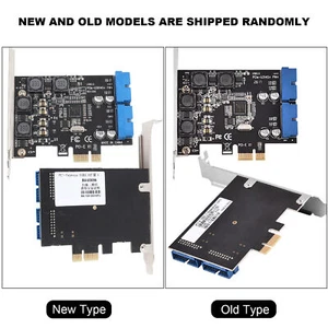 PCI-E USB 3.0 19-Pin PCI-E PCI-Express To Internal 2-Port 19-Pin Header USB 3.0 - Picture 1 of 12